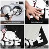Nope Bull Terrier Dog Lazy Front Floor Door Entrance Mats Indoor Animal Pet Kitchen Bathroom Doormat Living Room Carpet Rug