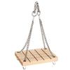Wooden Pet Hamster Swing Hanging Bed Hammock Cage Exercise Molar Toy
