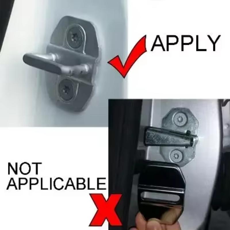 CFI1 Car Styling Car Door Lock Covers Stikcer Case for Mercedes Benz New B/C/E Class A Class C200L GLC GLK CLA GLA Accessories