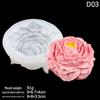Peony Silicone Mold for Candles & Plaster