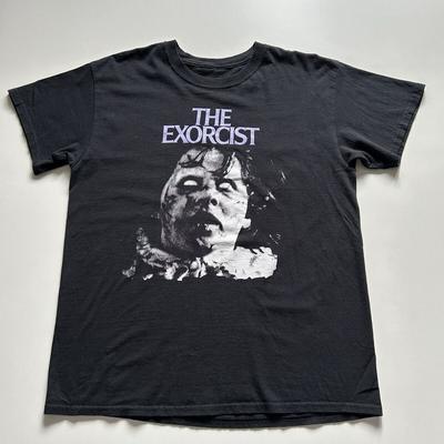 The Exorcist Movie Graphic Retro Black Unisex Tshirt Men Women S-5XL KH11233 Unisex T-Shirt