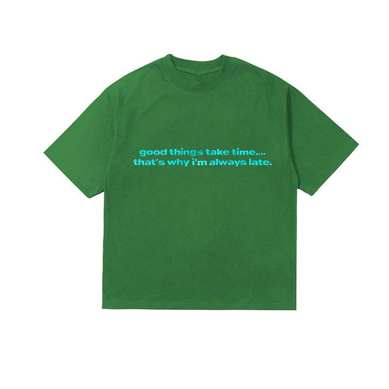 Y2K Cotton Tshirt Harajuku Letter Print Men Hip Hop Clothes Streetwear Grunge Goth Casual Short Sleeve Top Aesthetics Vintage