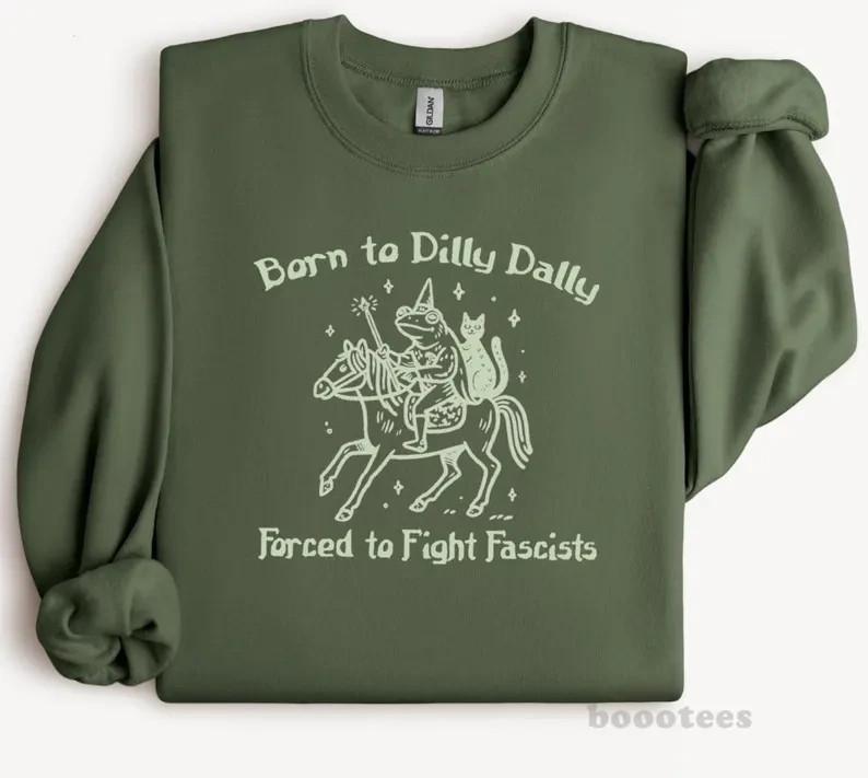 Retro Funny Medieval Frog Tshirt Protest Freedom Of Speech Activist Rally Unisex T-Shirt L