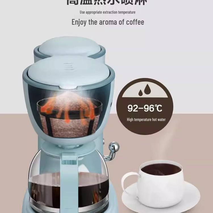 Dual-Use Automatic American Drip Coffee & Tea Maker for Home and Office