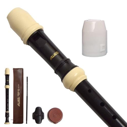 AULOS German-Style 502B Soprano Recorder with Antibacterial Cap Set