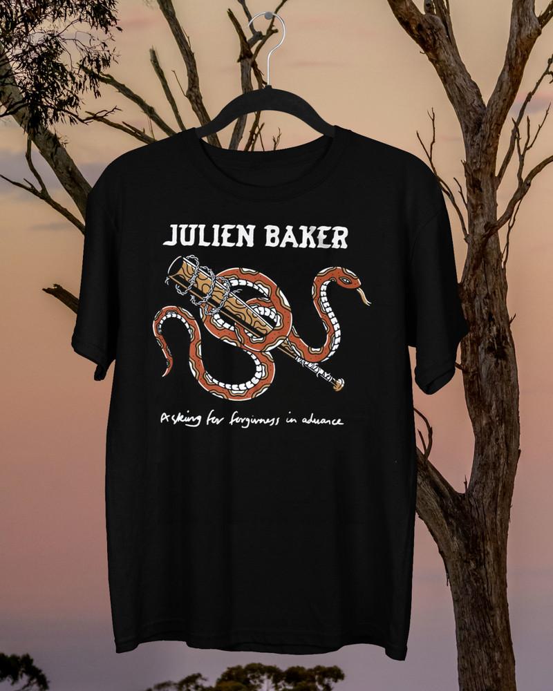 New Julien Baker Short Sleeve  Full Size Unisex Black TShirt Unisex T-Shirt S