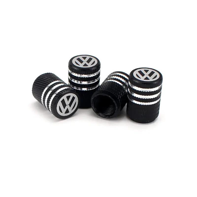 

2026 Hot For Volkswagen VW 4PCS Car Wheel Tire Stem Valve Caps Covers for Volkswagen VW Rline GTI Golf 4 5 6 Jetta Tiguan Sciroc