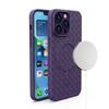 Woven Case for iPhone 15 Pro with MagSafe Woven Case Purple