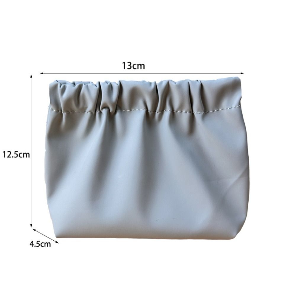 Korean Style Leaf Spring Bag Solid  Color Cosmetic Bag Casual Small Item Bags  Women