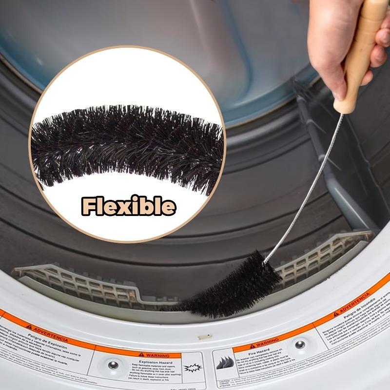1pc Washing Machine Cleaning Brush, Washing Machine Cleaning Inner Cylinder Inner Wall Brush, Household Pipe Long Handle Full Bristle Cleaning Brush