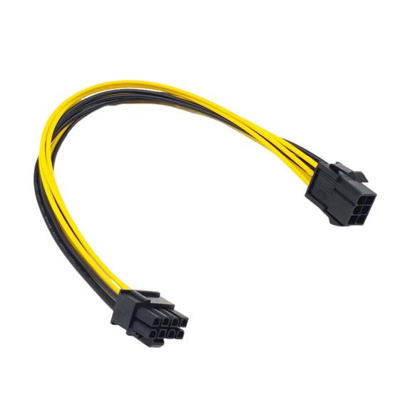 

Graphics Card Power Pin Female to Cable 6 8 Pin Male PCI Express 20cm