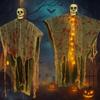 Realistic Hanging Skull Skeleton Props Spooky Skeleton Ghost Ornament  Party Supply