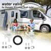 RV Toilet Valve Replacement Kit RV Water Valve Kit Leakproof RV Toilet Water Valve For RV Parts And Accessories