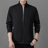 Spring and Autumn New Jackets, Medium and Old Jackets, Stand Collar Jackets, Solid Color Dad Jackets, Light Business Men's Jackets