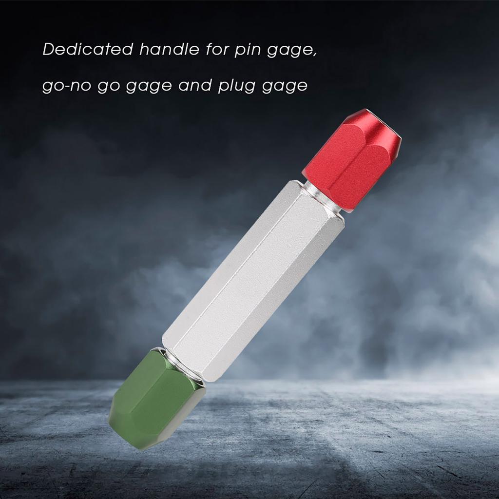 Double End Aluminum Alloy Pin Gage Handle Go No Go Gauge Handle (3?4mm)