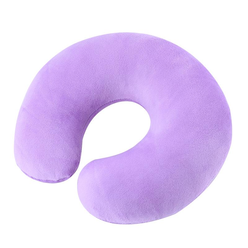 Nackenstütze U-förmiges Samt-Reisekissen