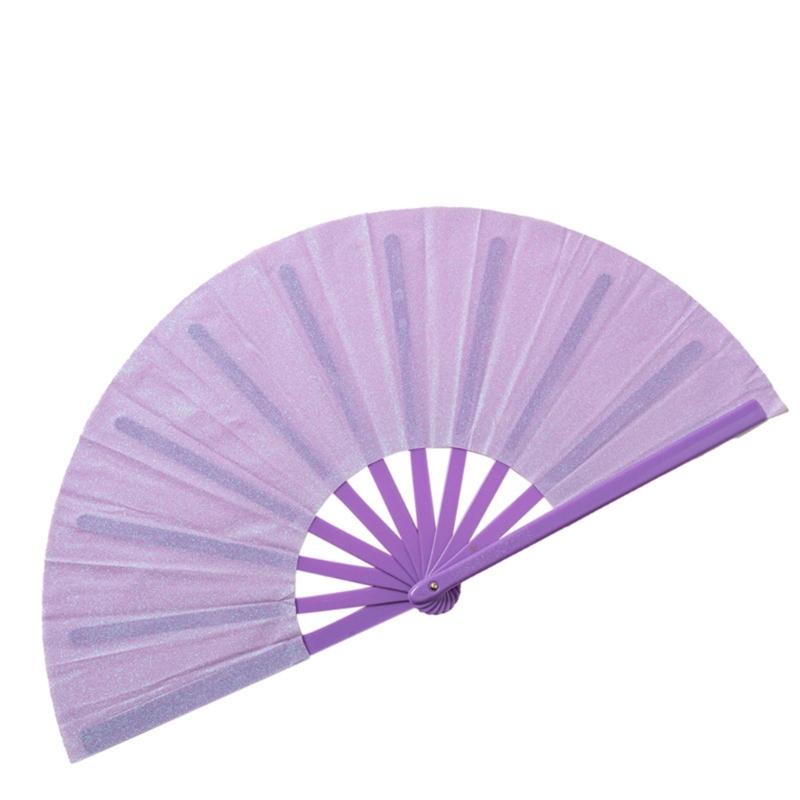 Large Folding Hand Fan Clacks Handheld Fan for Concerts Parties Festivals or Home Decorations