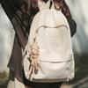 School bag for girls, junior high school students, senior high school students, new backpack, simple travel backpack.