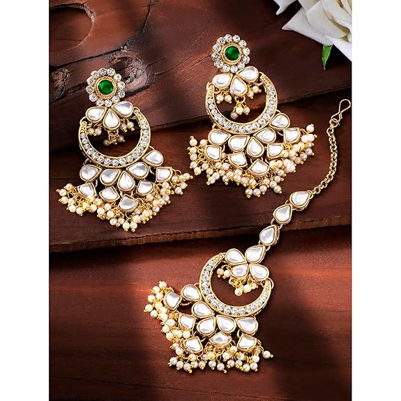 Kundan Traditional Ethnic Jewelry Set Gift for Women