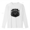 Gothic Skulls Biker Motorcycle Motorbike Unisexs Cotton T Shirt Top vintage Washed streetwear Soft Breathable fashion Casual