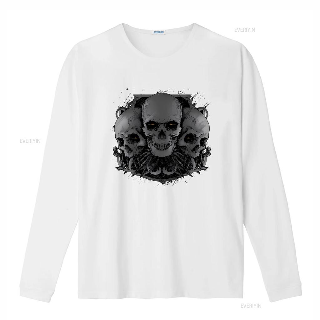 Gothic Skulls Biker Motorcycle Motorbike Unisexs Cotton T Shirt Top vintage Washed streetwear Soft Breathable fashion Casual