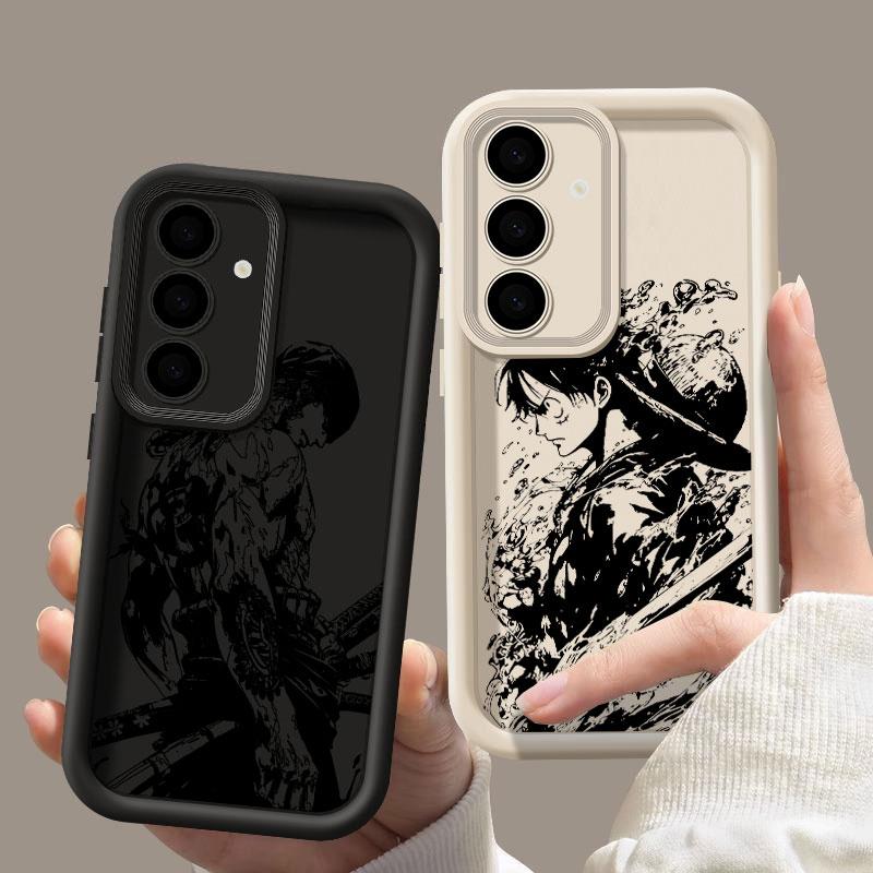 One Pieces Phone Case For Samsung S26 S25 S24 S23 S21 S20 Ultra Adventure King Luffy Funda For Galaxy S25 S24 FE S26 Plus Cover