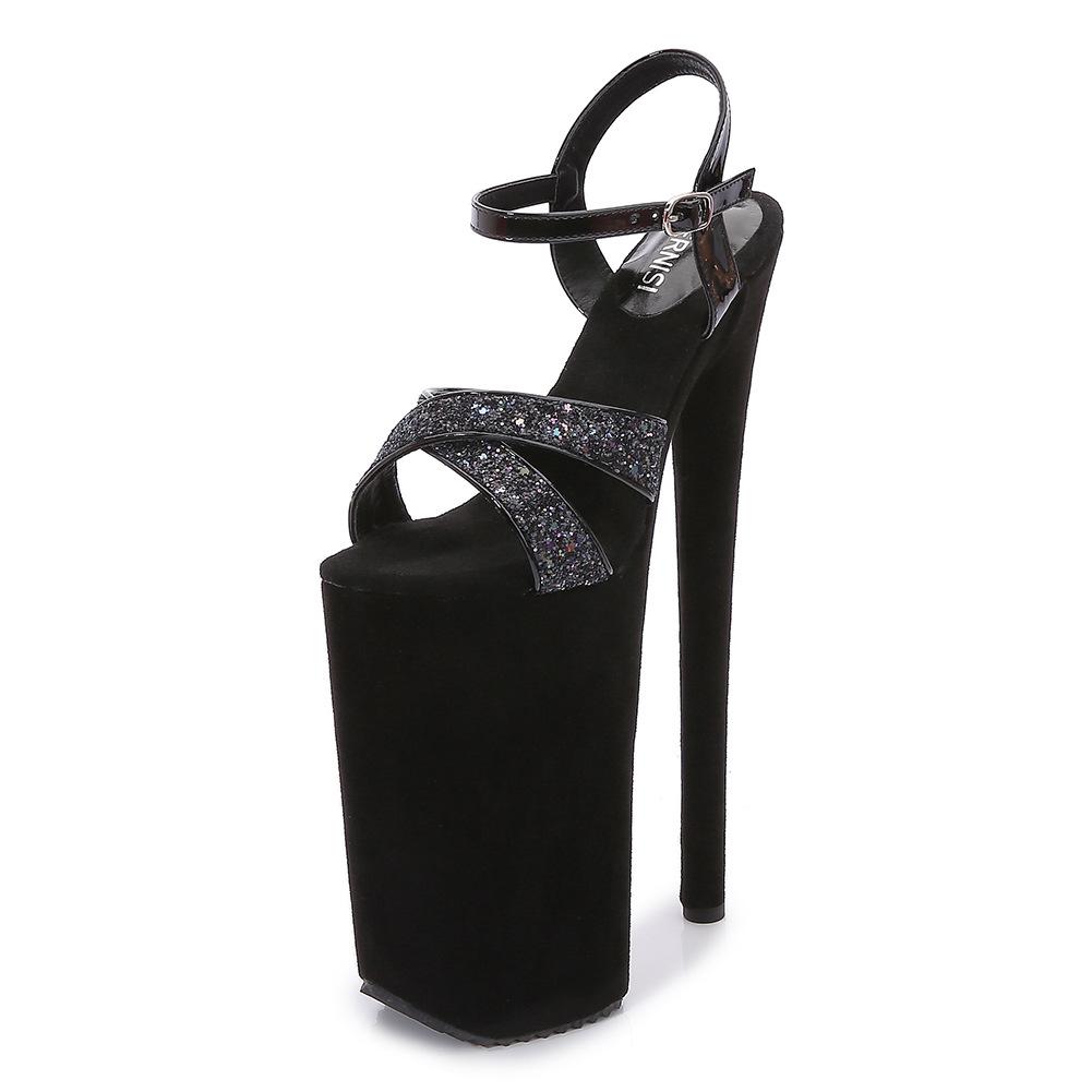 Shoes summer women's sandals 2025 new women's super high heel waterproof table pole dance performance