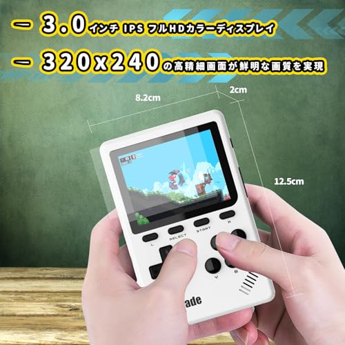 NEOCADE Pocket Retro Game Console for GBA, Portable Game Console, Compatible with GBA Cartridges, Includes 40 Piko Retro Games, 3.0-inch IPS Screen, 3