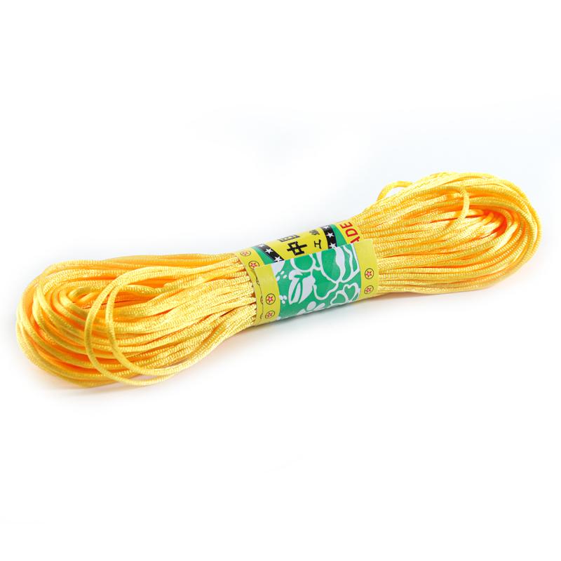 20m Nylon Cords Chinese Knot Woven Colorful Rope String Beads Thread For DIY Handmade Bracelet Jewelry Supplies Accessories
