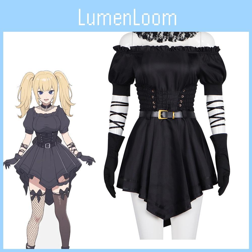 Grok Virtual Girl Halloween Cosplay Costume With Short Skirt For Anime Game Fans