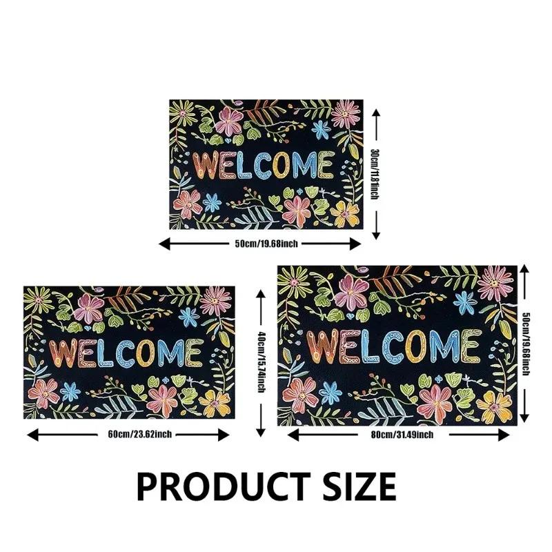 VIKAMA Bohemian Vintage Rug, Small Ethnic Print Rug, Non-Slip Decorative Mat For Chair Sides, Bed Sides, And Entryways