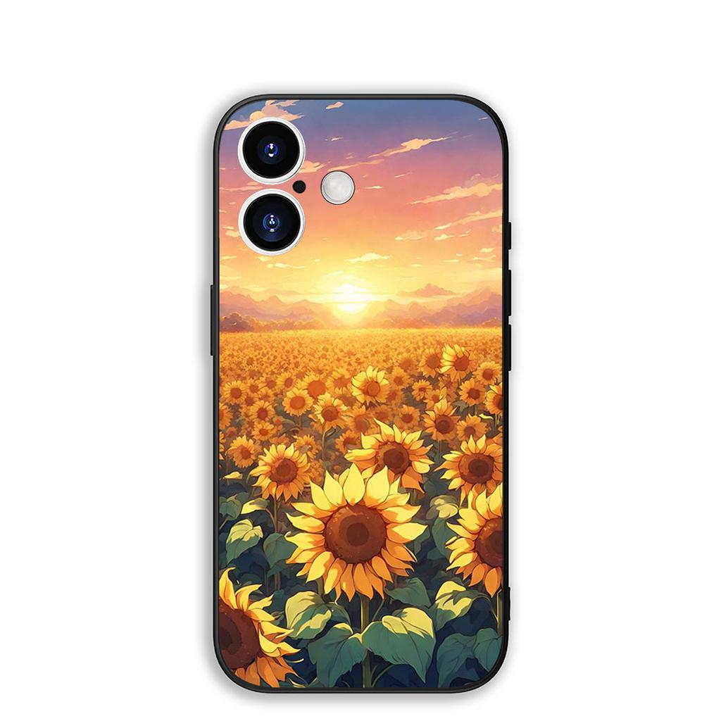 Cover for Motorola Moto G82 G20 G22 G23 G32 G8 G7 G9 Power Plus G41 G30 G71 E22 E13 E20 E32 Phone Case With Sunflower Flower