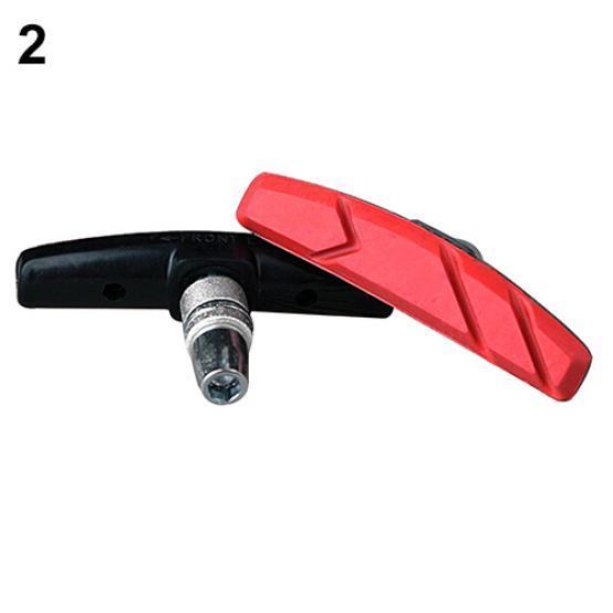 1 пара резиновых V-образных тормозных колодок для горного и шоссейного велосипеда, колодок, блоков