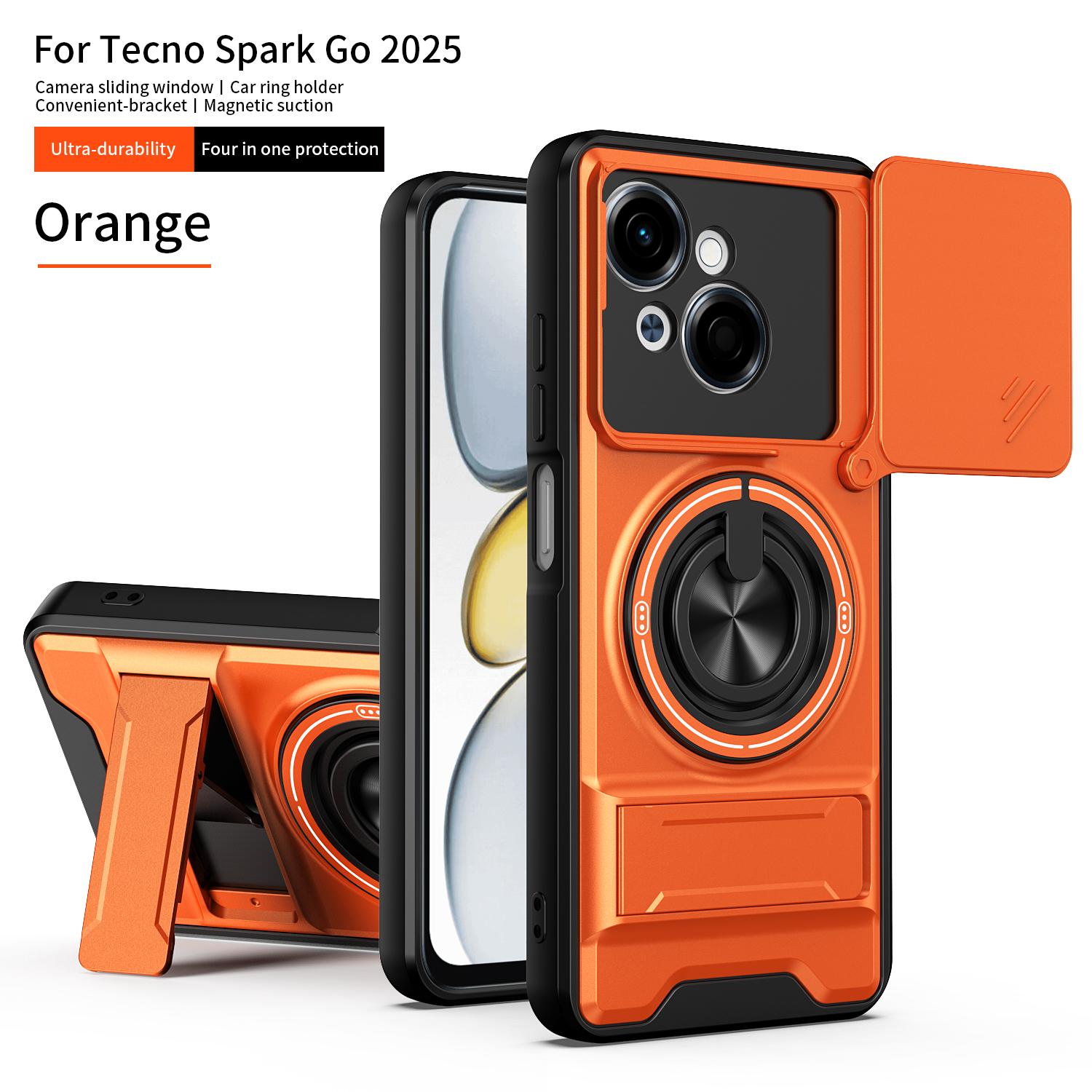 

Чехол для Tecno Spark Go 1 Чехол для Tecno Spark Go 1s GO 2026 Магнитный складной держатель Magsafe Защитный чехол-броня для камеры Tecno Spark Go 1