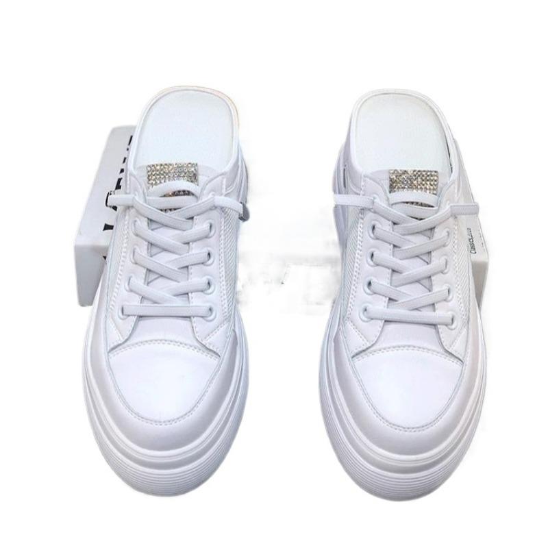 Fashion 2025 Mesh Women's Closed Toe Slippers Summer Breathable Platform Increased Internal Sandals Outdoor Daily Casual Brand Slippers