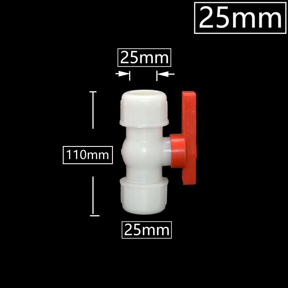 20/25/32/40/50/63mm PE Tube Connector Fitting Tee Water Splitter Tap Coupler Quick Valve Irrigation Plumbing Coupler