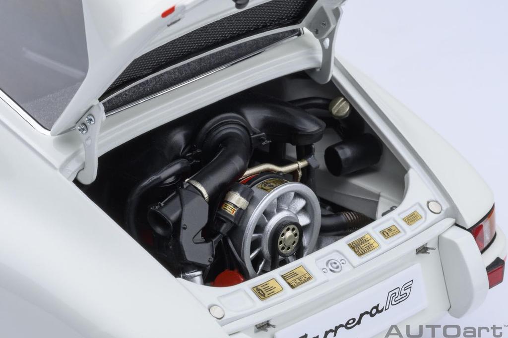AUTOart Skala Porsche 911 Carrera RS Prix Ferdig Produkt 78030 1/18 2.7 (Stor Hvit/Rød Stripete)