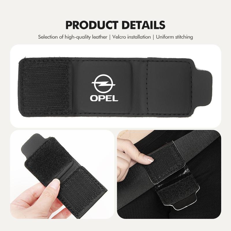 Car Seat Belt Square Limiter Suede Cushion Pad Fixed Clip For Opel Astra H G J Insignia Corsa Zafira Meriva Mokka