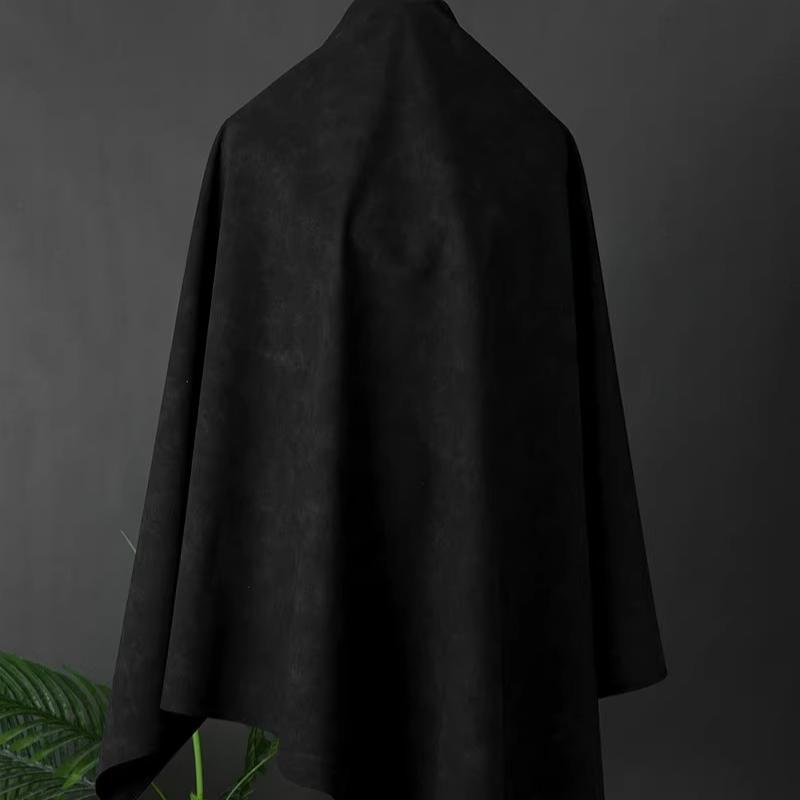 100x140cm Super-fine Nanofiber Leather Fabric Breathable Tear-resistant for DIY Sewing Outerwear Vests Skirts Handmade Fabric