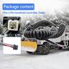 96464 Snow Plow Wiring Harness Fit For Western Fisher Fleet Flex Snow Plows Handheld Controller Cable Cord 96464,9 Button 4-Pin Square