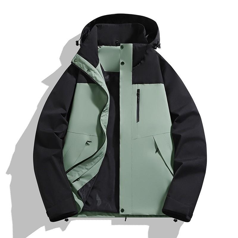 Unisex Waterproof Windproof Hiking Jacket Couples Outdoor Trekking Camping Travel