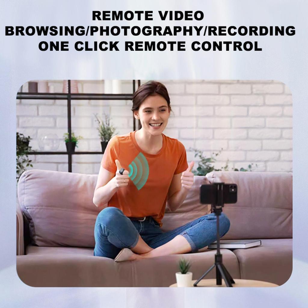 Auto Clicker Smart Ring Page Turner Camera Shutter Smart Ring Camera Video Recording Remote Wireless E-Reader Controller