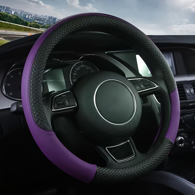 Car Steering Wheel Cover, Fashion Splicing Steering Wheel Cover, Four Seasons Universal Multi-color Car Interior Accessories