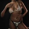 Handmade Sexy Jewelry Crystal Lingerie Chain Set for Women Bling Rhinestone Body Chain Beach Bikini Underwear Jewelry
