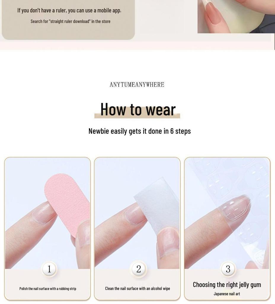 Cat Eye Solid Color Handmade Wearable Nails - Women's Stylish Nail Tips