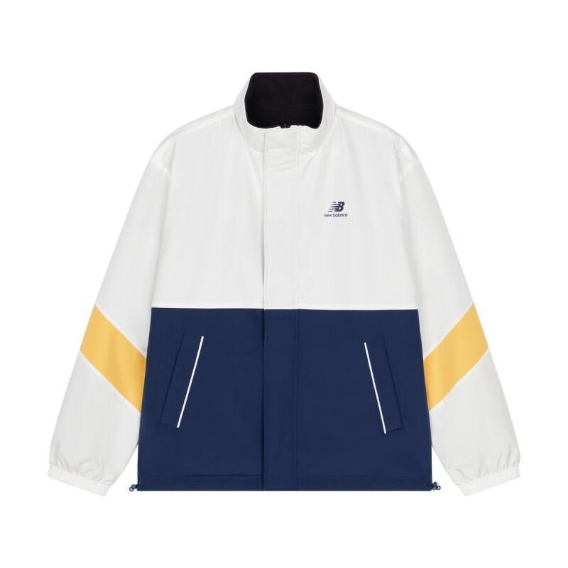 New Balance Sportswear Jacket Asia Sizing  Cream White Black  Unisex 6DD38081-NV XXL
