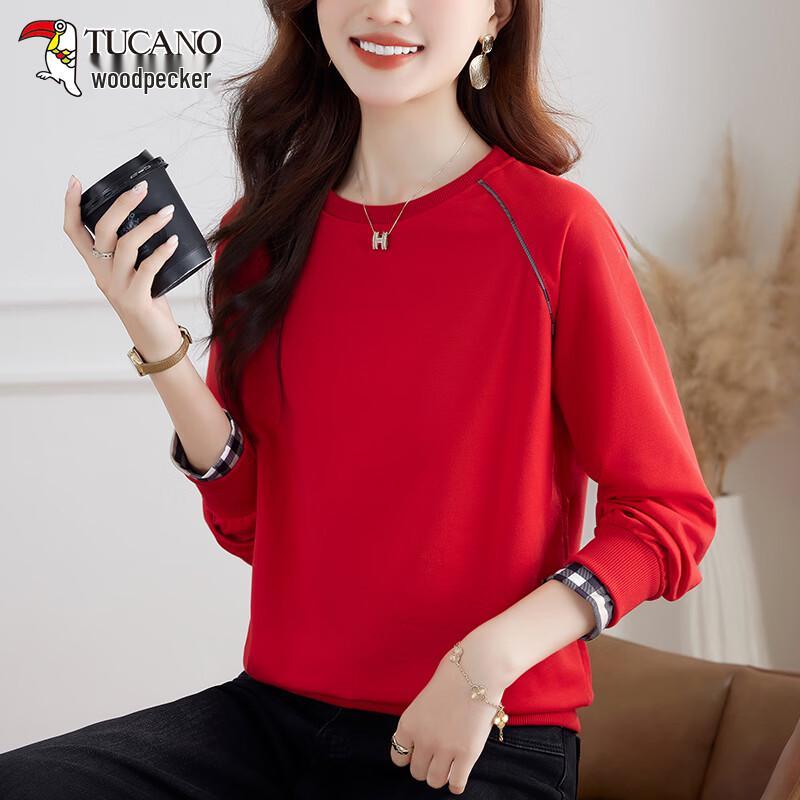 TUCANO Women s 2026 Spring/Autumn Round Neck Sweatshirt 4XL