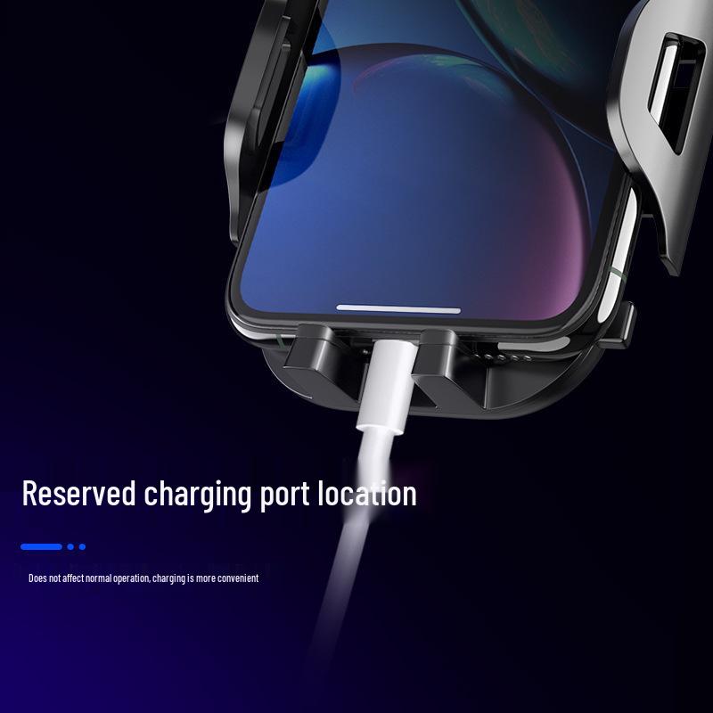 Universal Car Dashboard & Air Vent Phone Mount with Suction Cup and Carbon Fiber Design