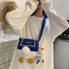 Korean Cute Duck Canvas Shoulder & Crossbody Bag for Women