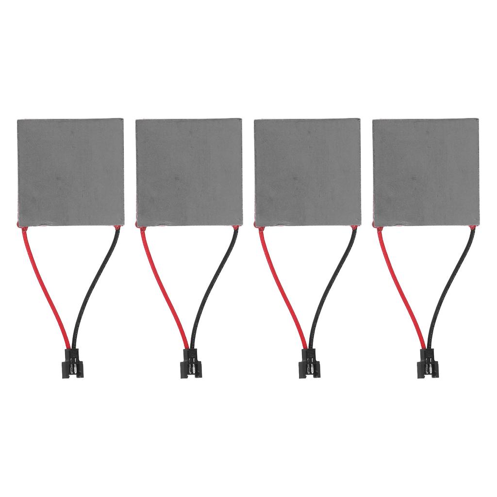 4Pcs Fireplace Fan Generator Plate Aluminum Alloy 227 Celsius  Fireplace Fan Repair Sheet